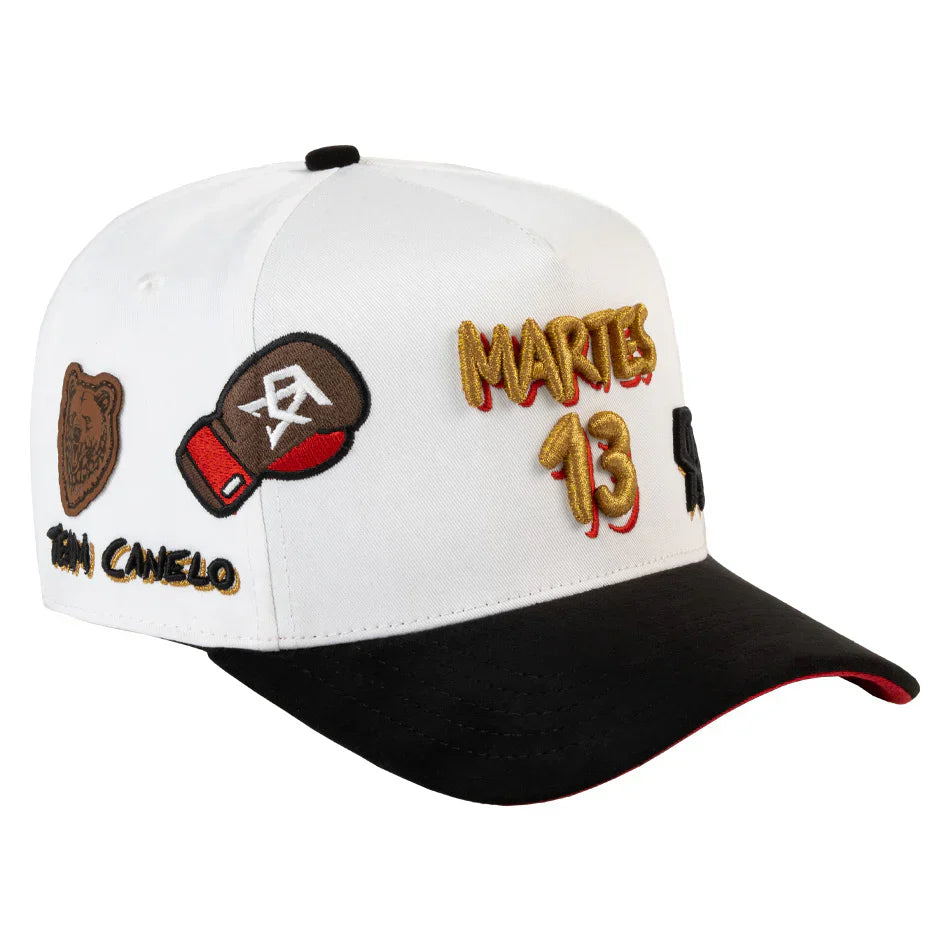 LUIS R CONRIQUEZ x JC HATS "MARTES 13 WHITE"